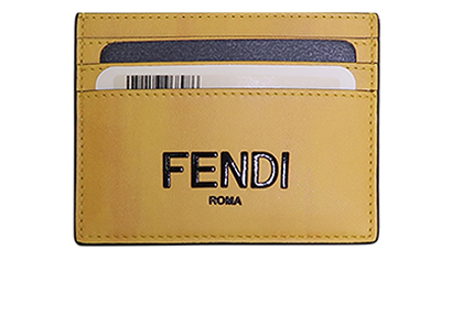 Fendi Logo Card Holder, front view